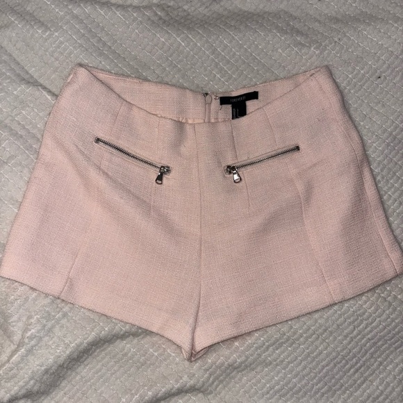 Forever 21 Pants - Forever 21 Blush High Waist Shorts